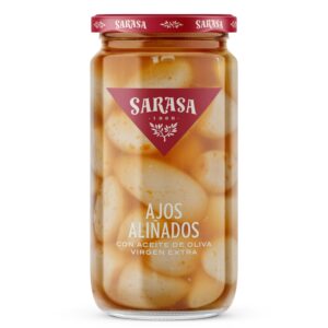 AJOS ALIÑADOS CON ACEITE DE OLIVA VIRGEN EXTRA