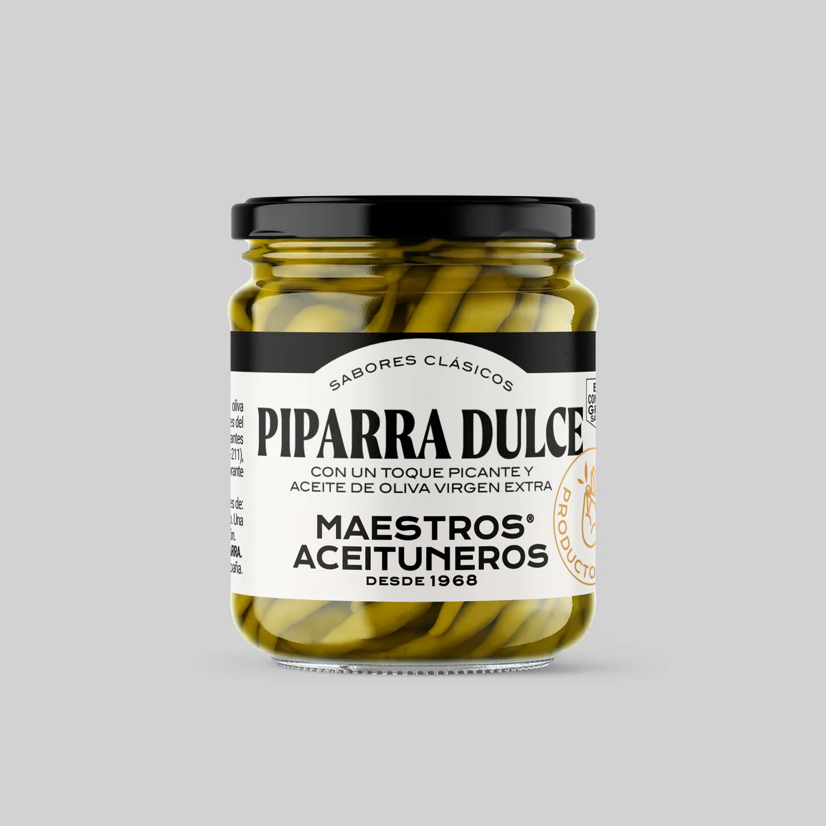 PIPARRA DULCE CON UN TOQUE PICANTE Y ACEITE OLIVA VIRGEN EXTRA