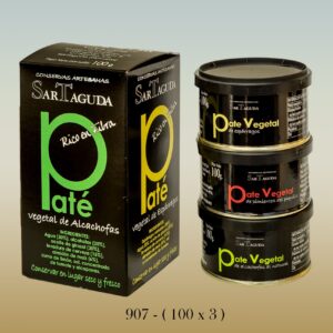 PATE VEGETAL ALCACHOFAS, ESPARRAGOS Y PIMIENTOS DEL PIQUILLO