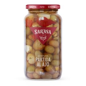 ACEITUNA PARTIDA AL AJO